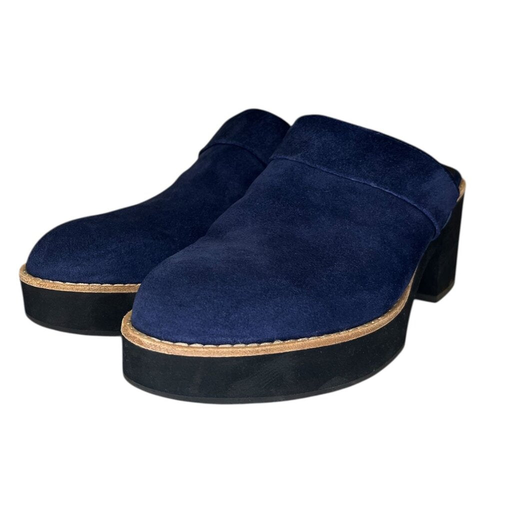 Eileen Fisher Suede Clogs, NEW