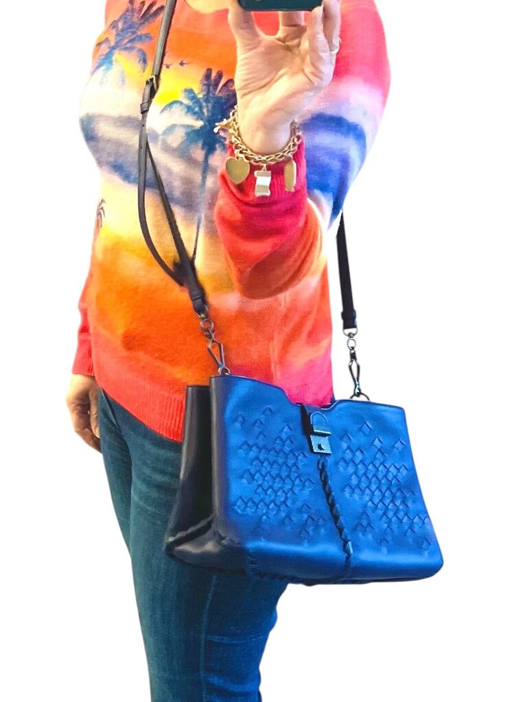 Bottega Veneta Napoli Intrecciato Leather Tote W/ Crossbody Strap And Dust Bag, MSRP $4,700