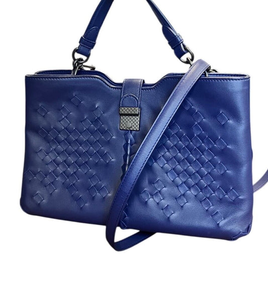 Bottega Veneta Napoli Intrecciato Leather Tote W/ Crossbody Strap And Dust Bag, MSRP $4,700