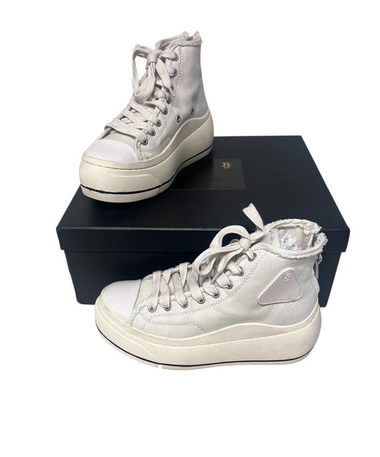 R13 "Courtney" Platform High Top Sneakers With Box