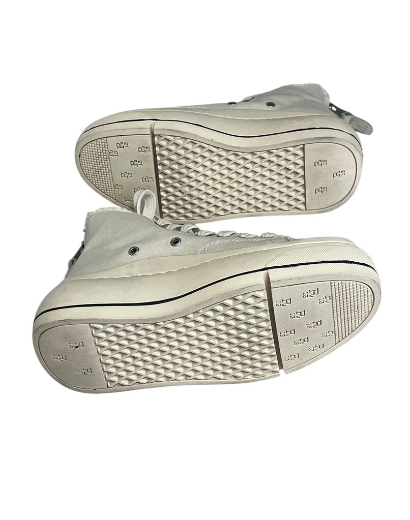 R13 "Courtney" Platform High Top Sneakers With Box