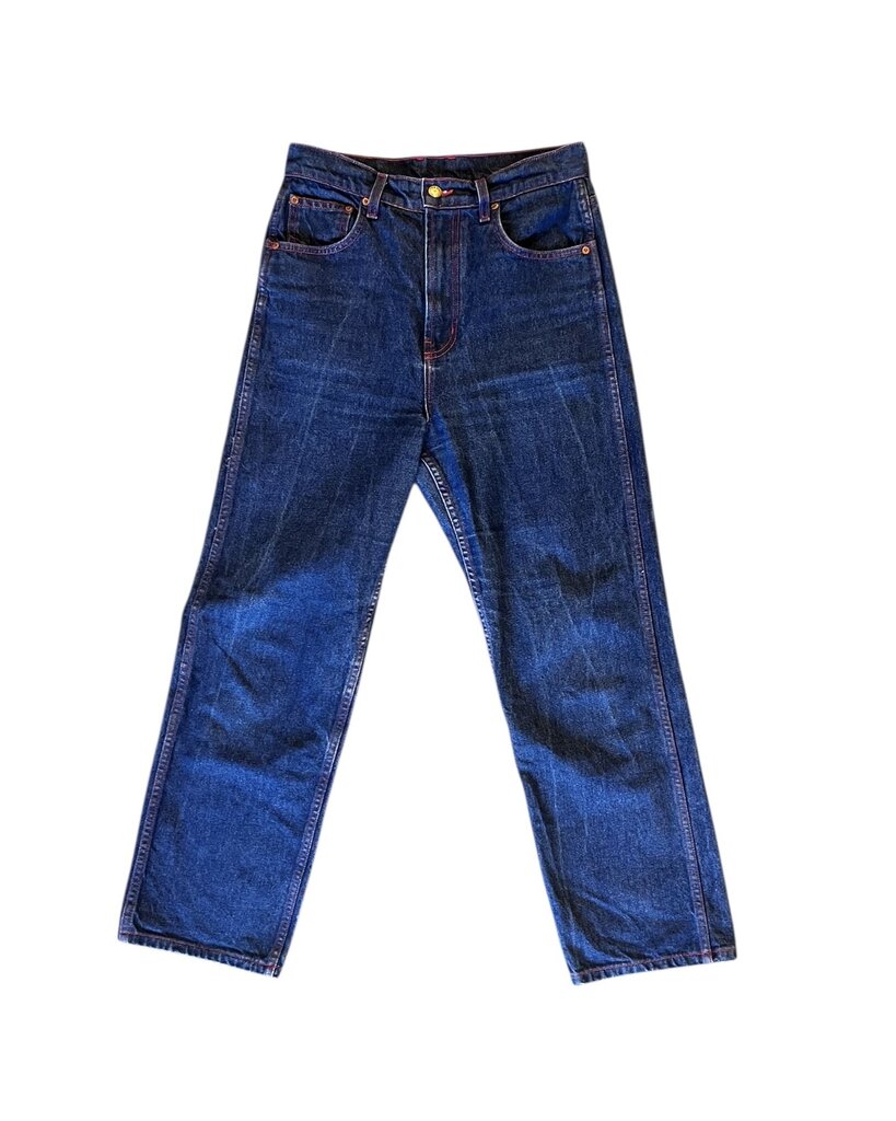 B Sides Jeans With Contrasting Stitching