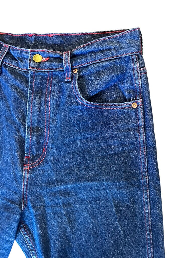 B Sides Jeans With Contrasting Stitching