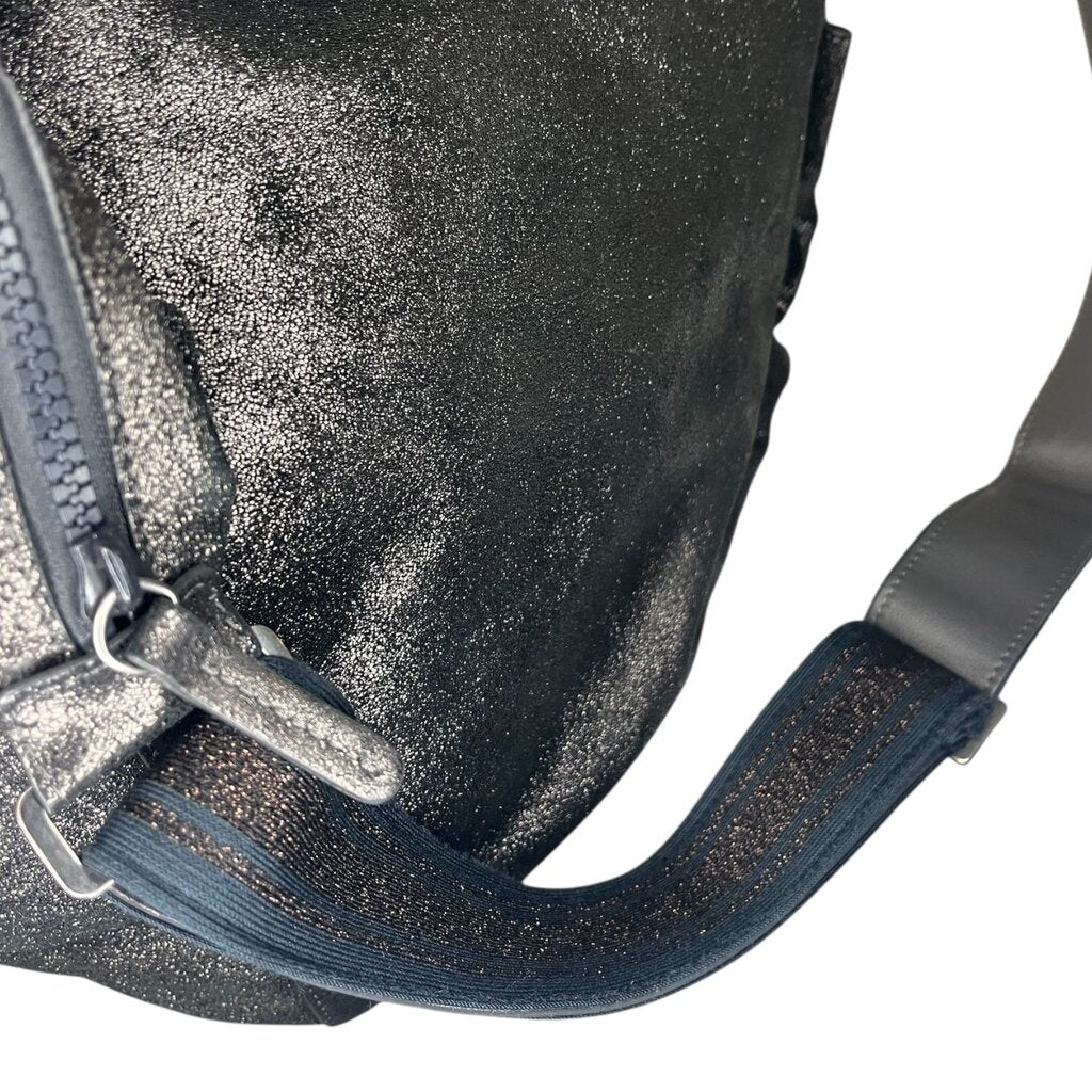 Brunello Cucinelli Graphite Metallic Leather Hobo Bag, MSRP $2995