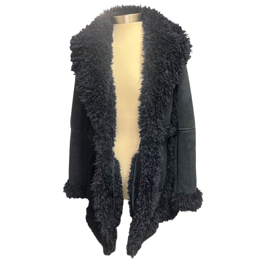 Zadig & Voltaire Suede And ShearlingCoat, MSRP $598