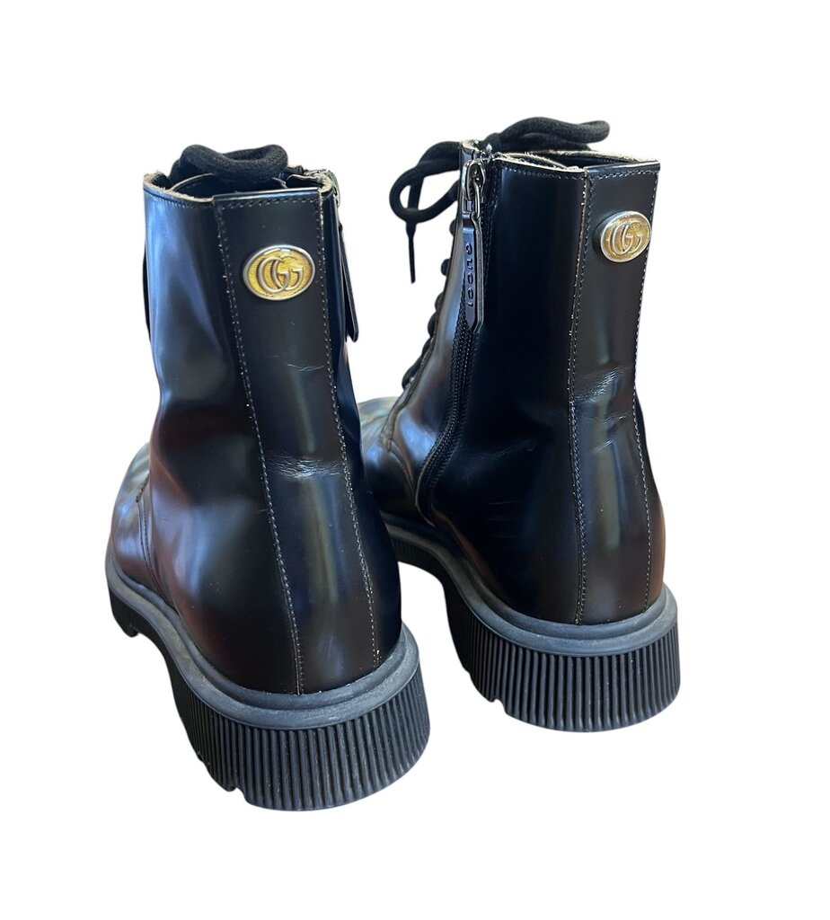 Gucci Mystras Lace-Up Boots, MSRP $900