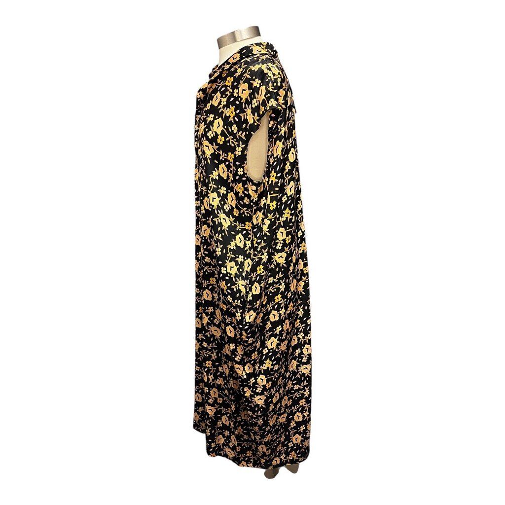 No. 6 Store Floral Print Silk Maxi Dress