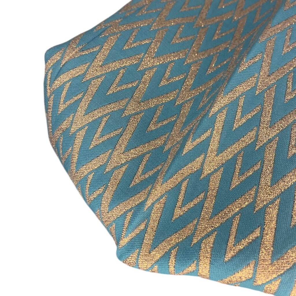 Valentino Garavani Metallic Wide Leg Pants, MSRP $4,000