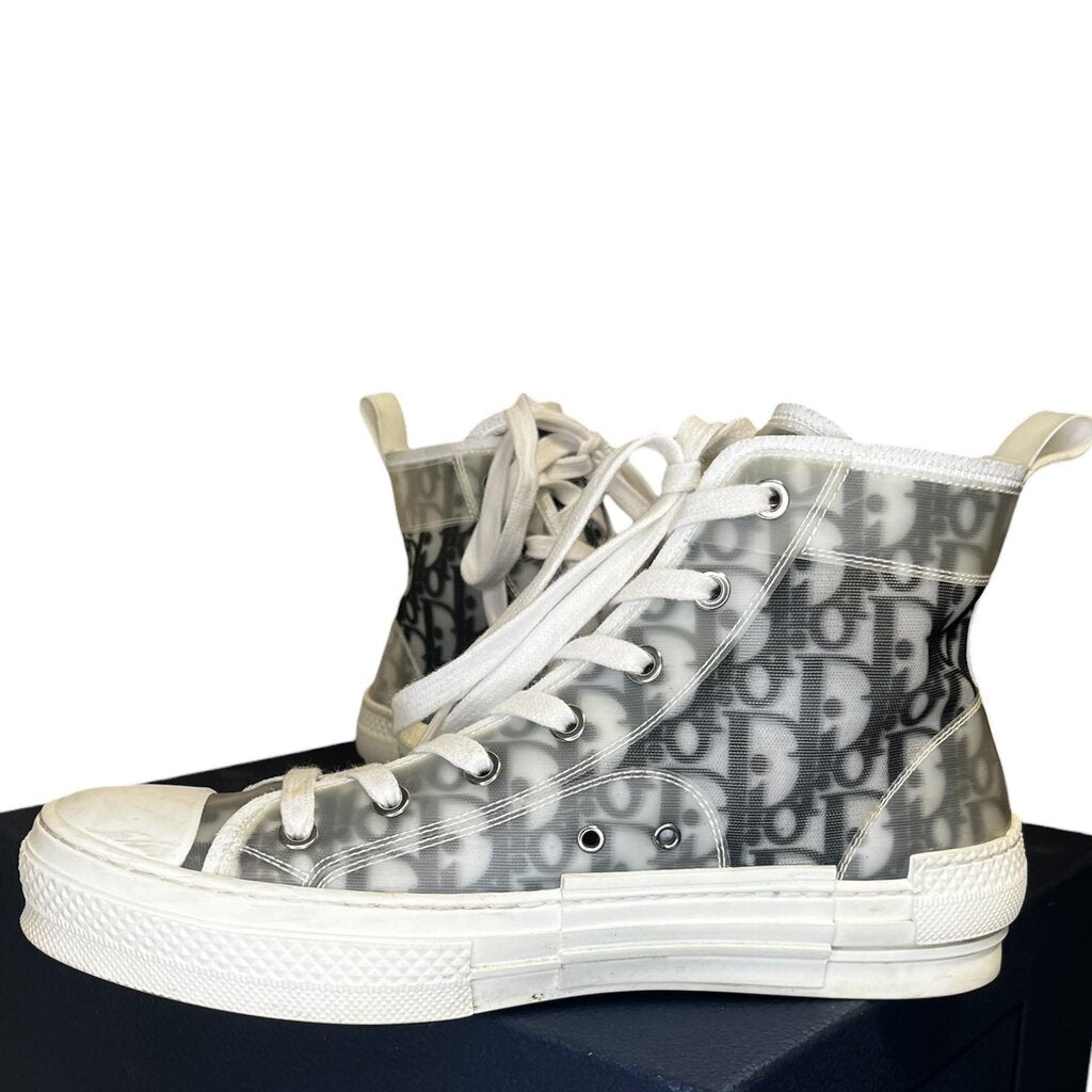 Dior B23 League High Top Sneakers W/ Box And Bags, MSRP $1,200