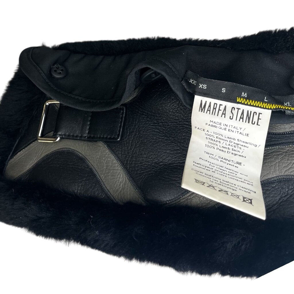 Marfa Stance Shearling Detached Collar, MSRP $595