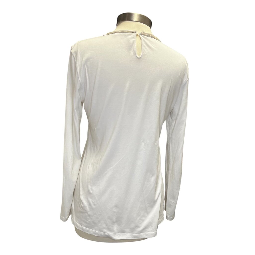 Brunello Cucinelli Cashmere Cardigan W/ Signature Beading, MSRP $1,860