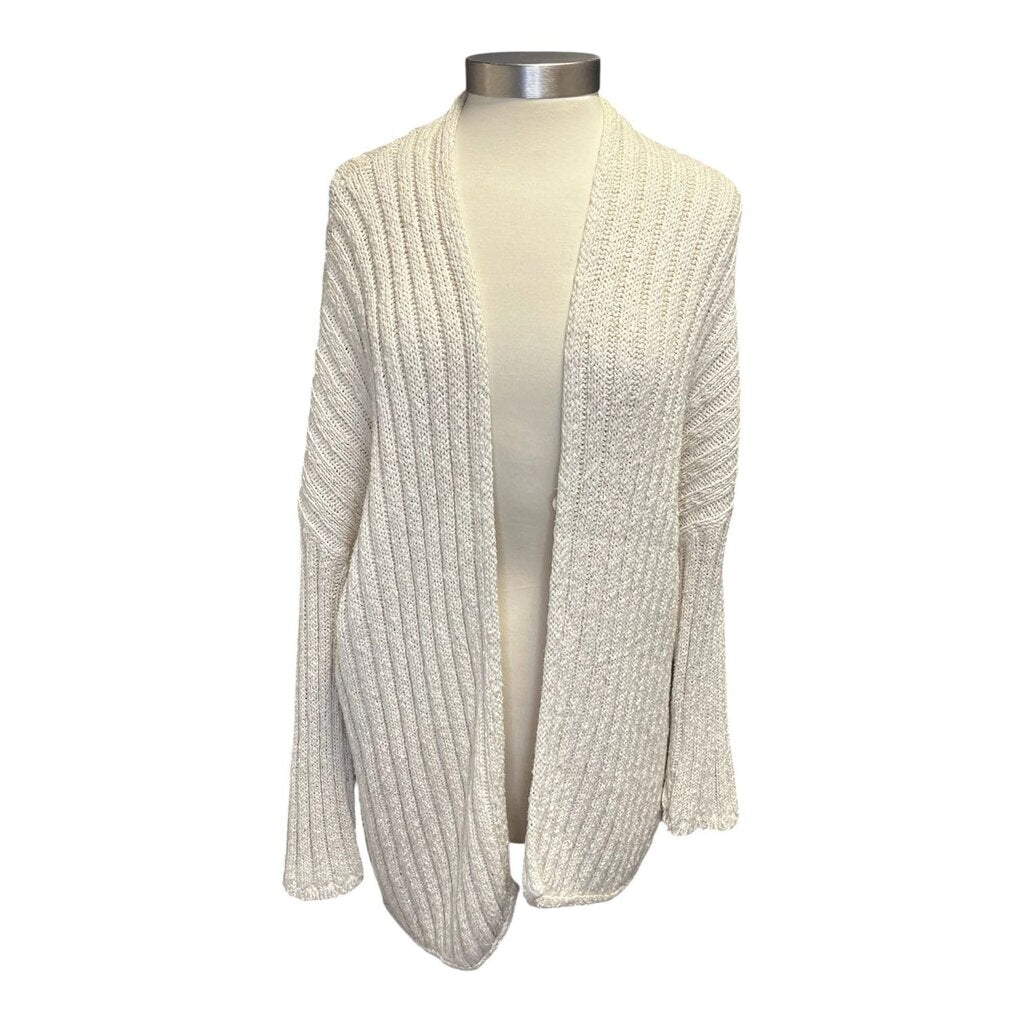 Brunello Cucinelli Sparkle Knit Ribbed Long Cardigan