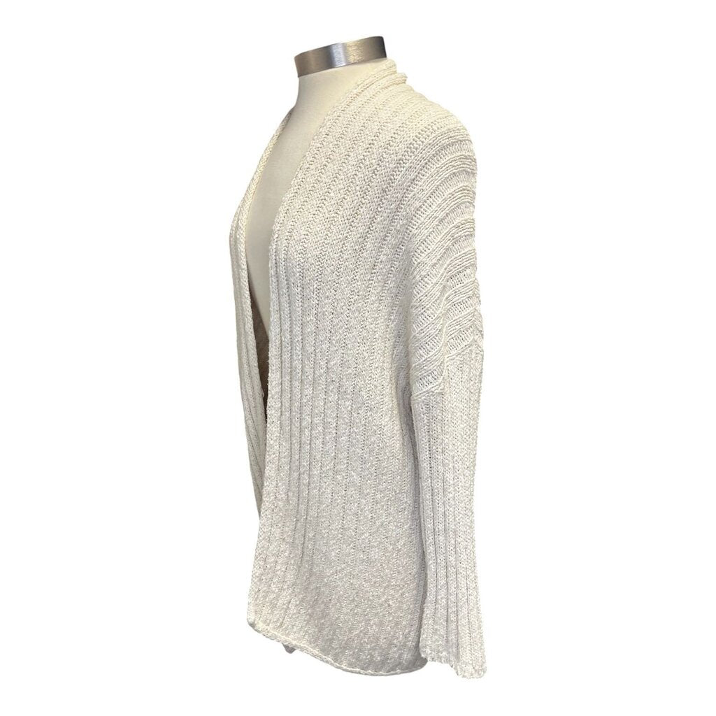 Brunello Cucinelli Sparkle Knit Ribbed Long Cardigan