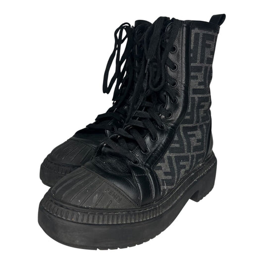 Fendi Domino Biker Boots, MSRP $1,250