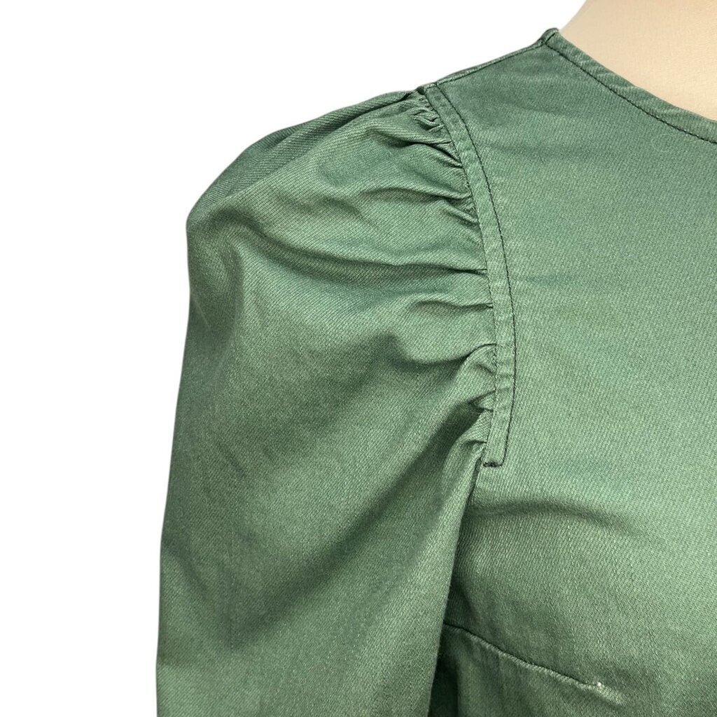 Ulla Johnson Back Zip Denim Top