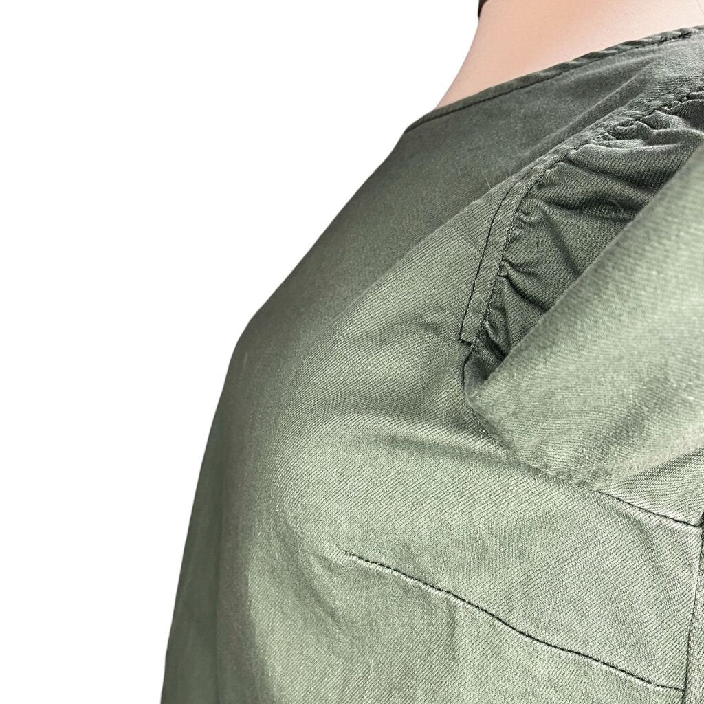 Ulla Johnson Back Zip Denim Top