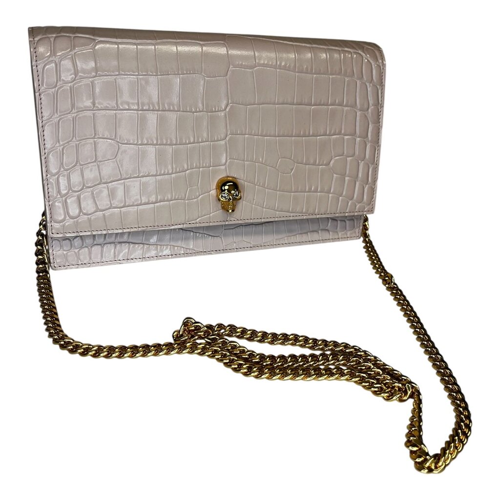 Alexander McQueen Embossed Skull Bag With Dustbag And Tags MSRP $1290