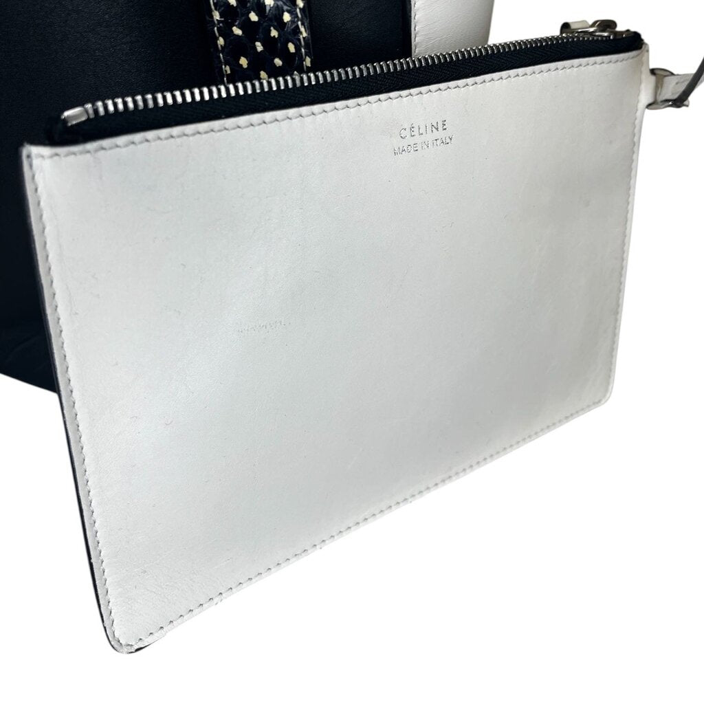 Celine Twisted Cabas Phython Tote