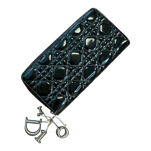 Christian Dior Lady Dior Voyageur Zip Wallet