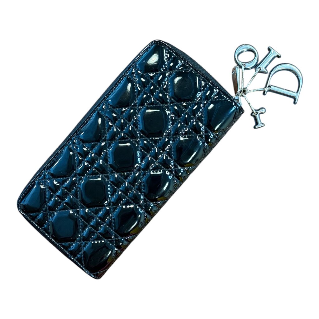 Christian Dior Lady Dior Voyageur Zip Wallet, MSRP $970