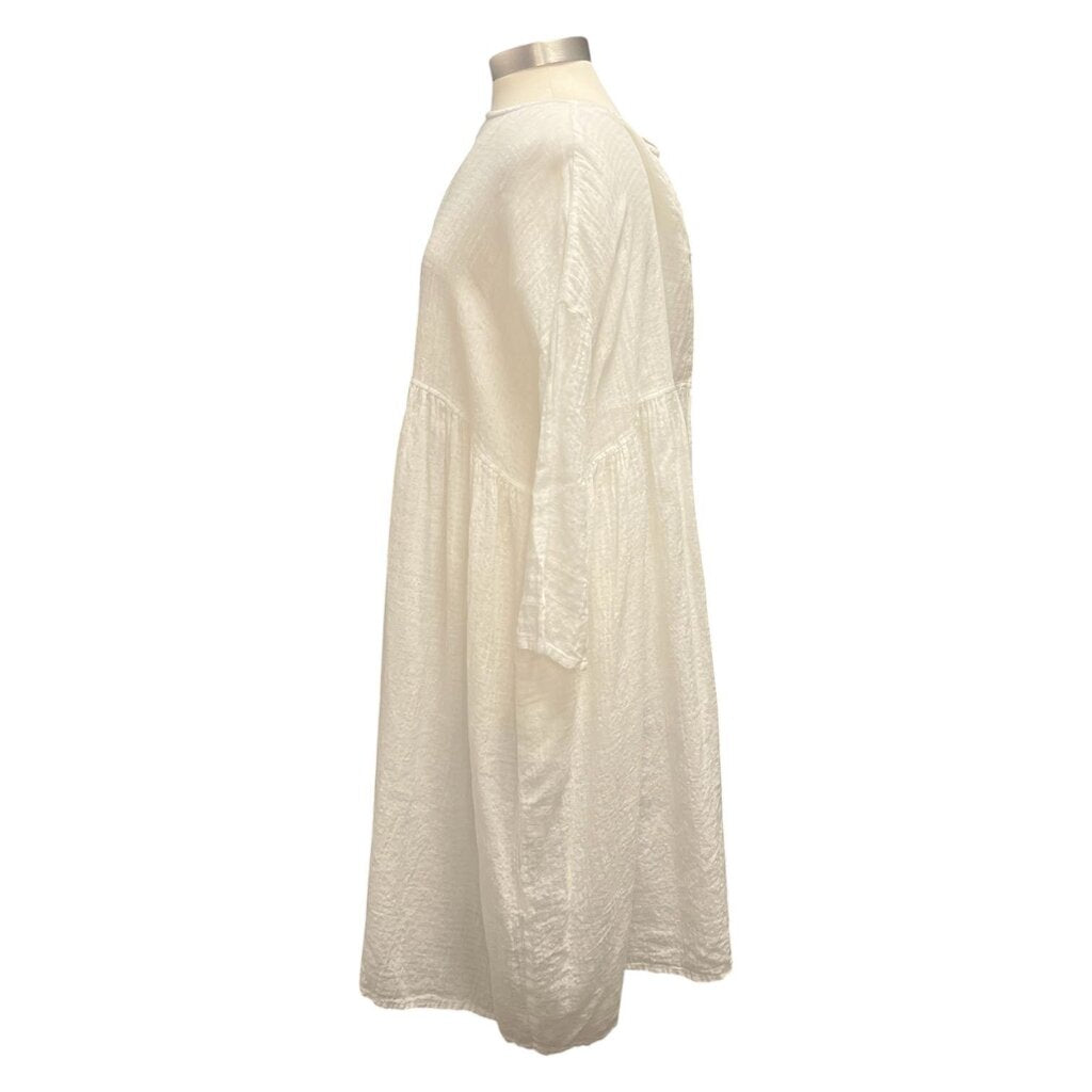 Antiquites Basketweave Drop Waist Mini Dress
