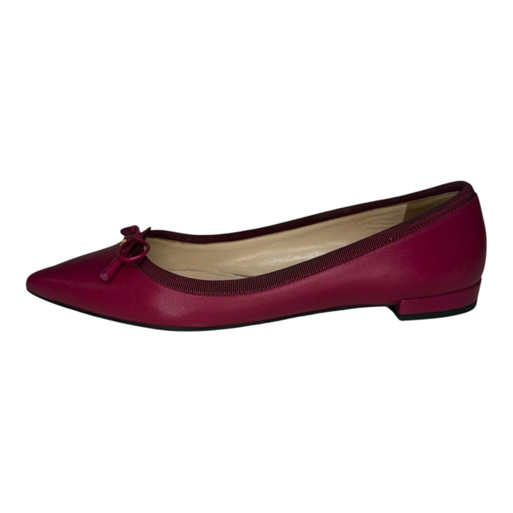 Prada Pointed Toe Ballerina Flats