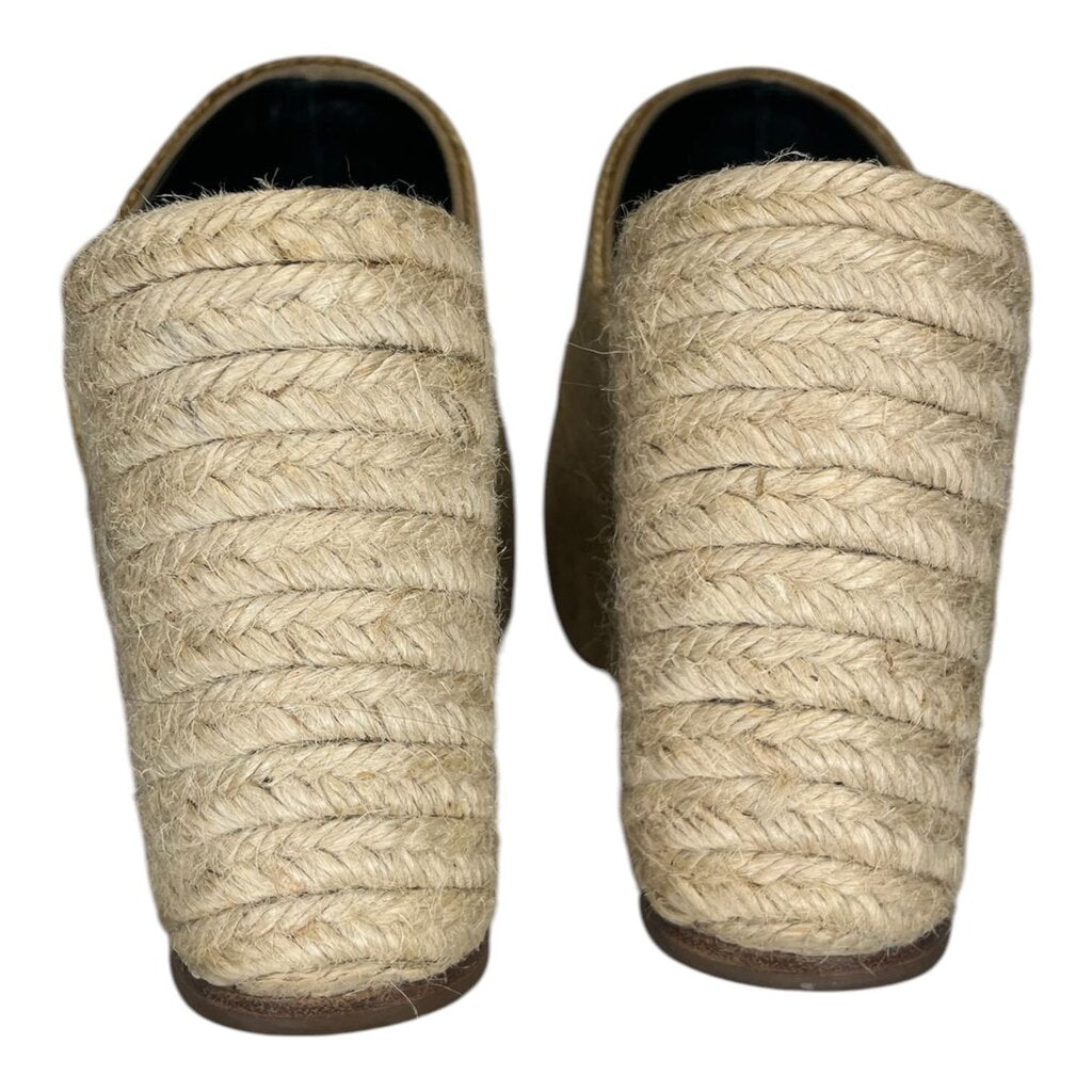 Balenciaga Jute Platform Wedge Espadrilles