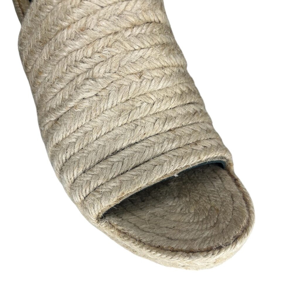 Balenciaga Jute Platform Wedge Espadrilles