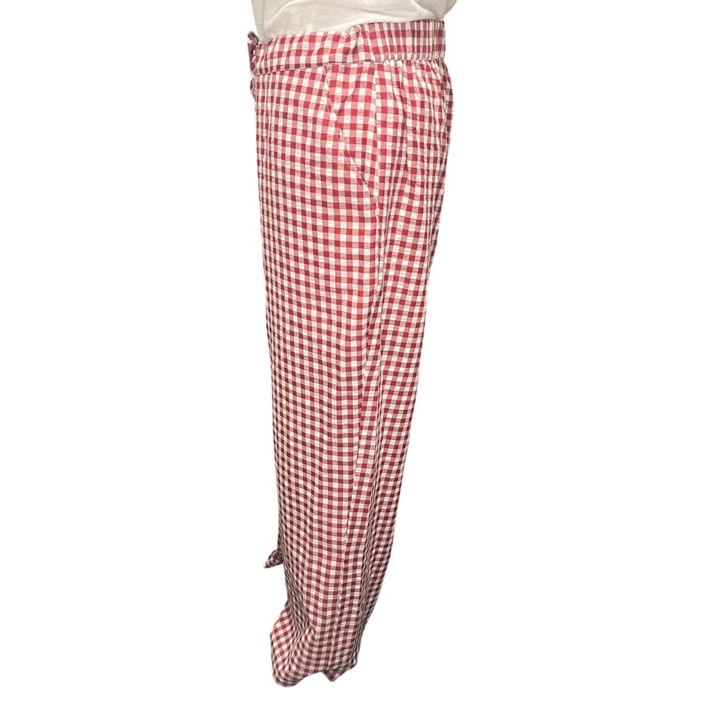 Sonderhaus Gingham Cotton Pant