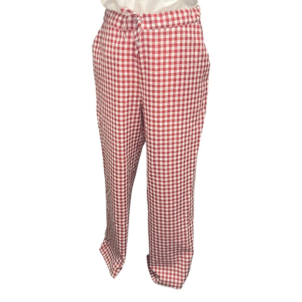 Sonderhaus Gingham Cotton Pant