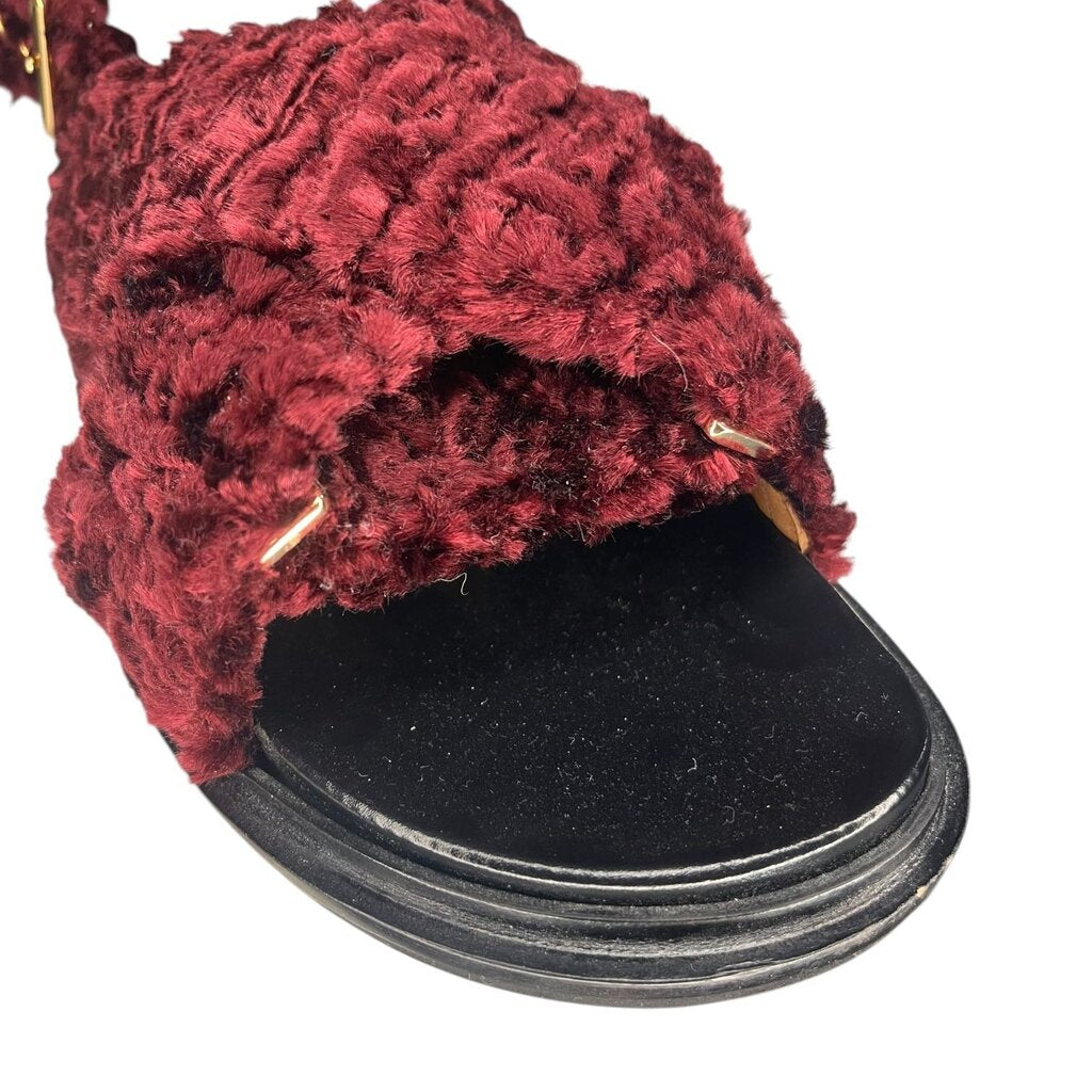 Marni Chenille Knit Sandals