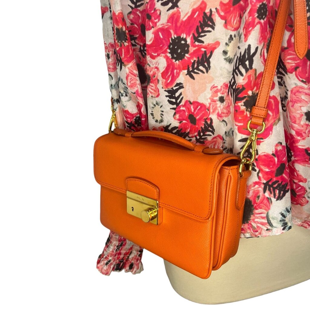 Prada 'Sound' Saffiano Leather Crossbody Bag