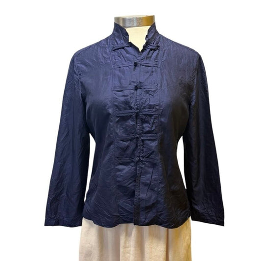 Dosa Silk Mandarin Jacket