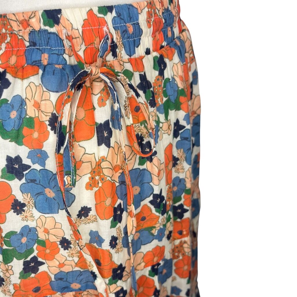 Trovata Birds Of Paradise Floral Print Midi Skirt