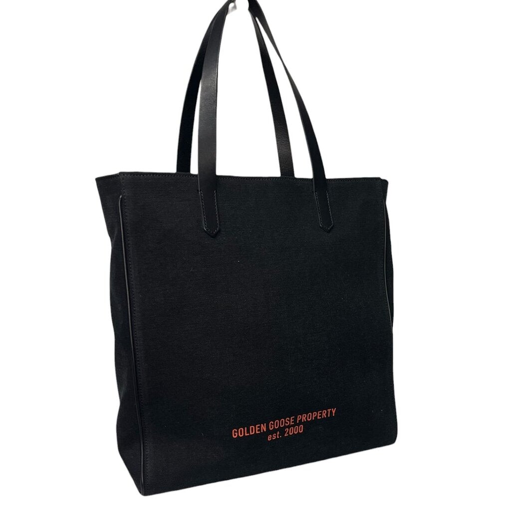 Golden Goose Canvas and Leather Tote