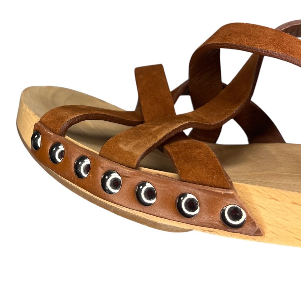 Miu Miu Jewel Heeled Cross Strap Sandals