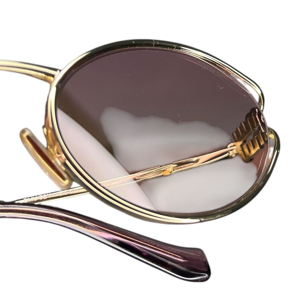 Miu Miu Rose Colored Sunglasses