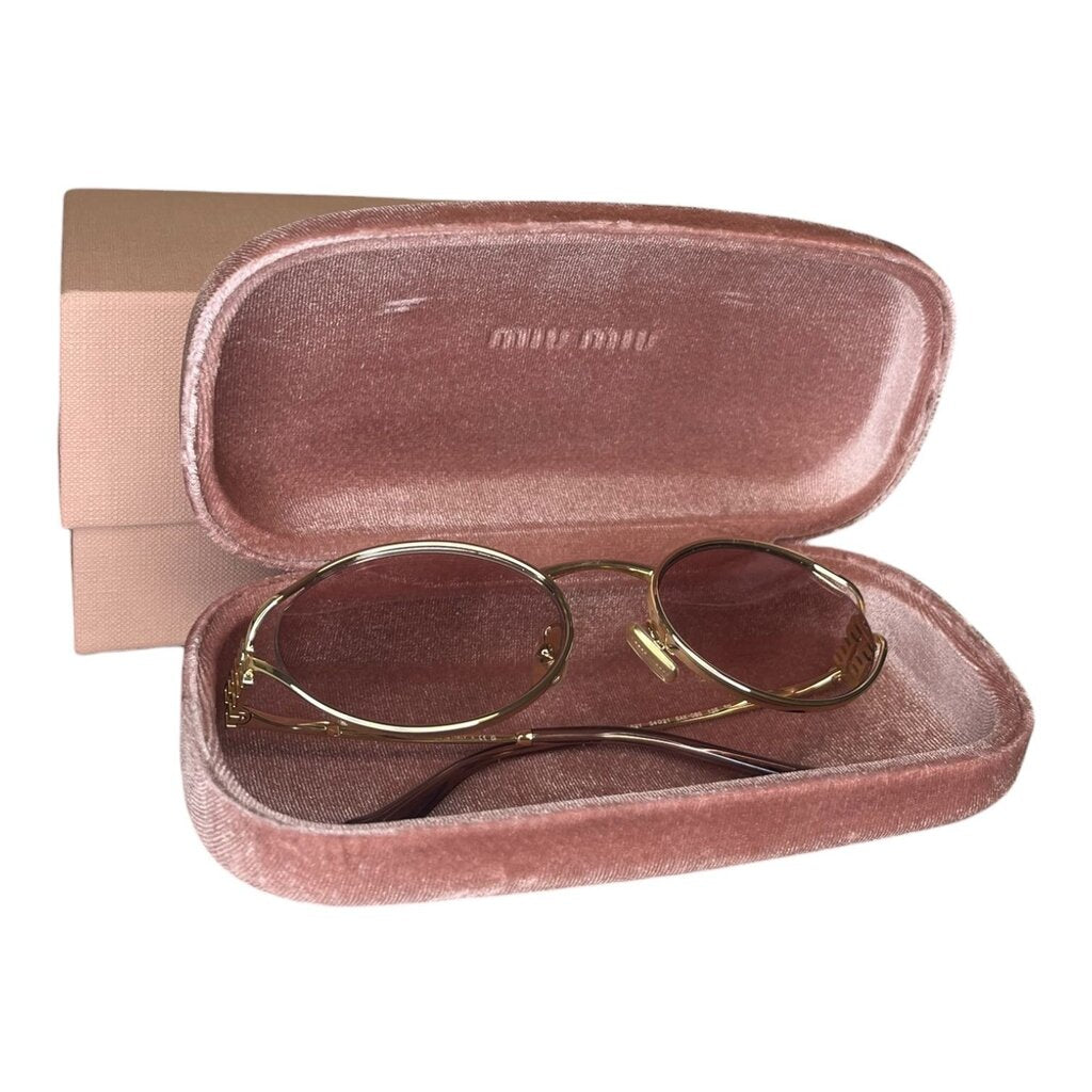 Miu Miu Rose Colored Sunglasses