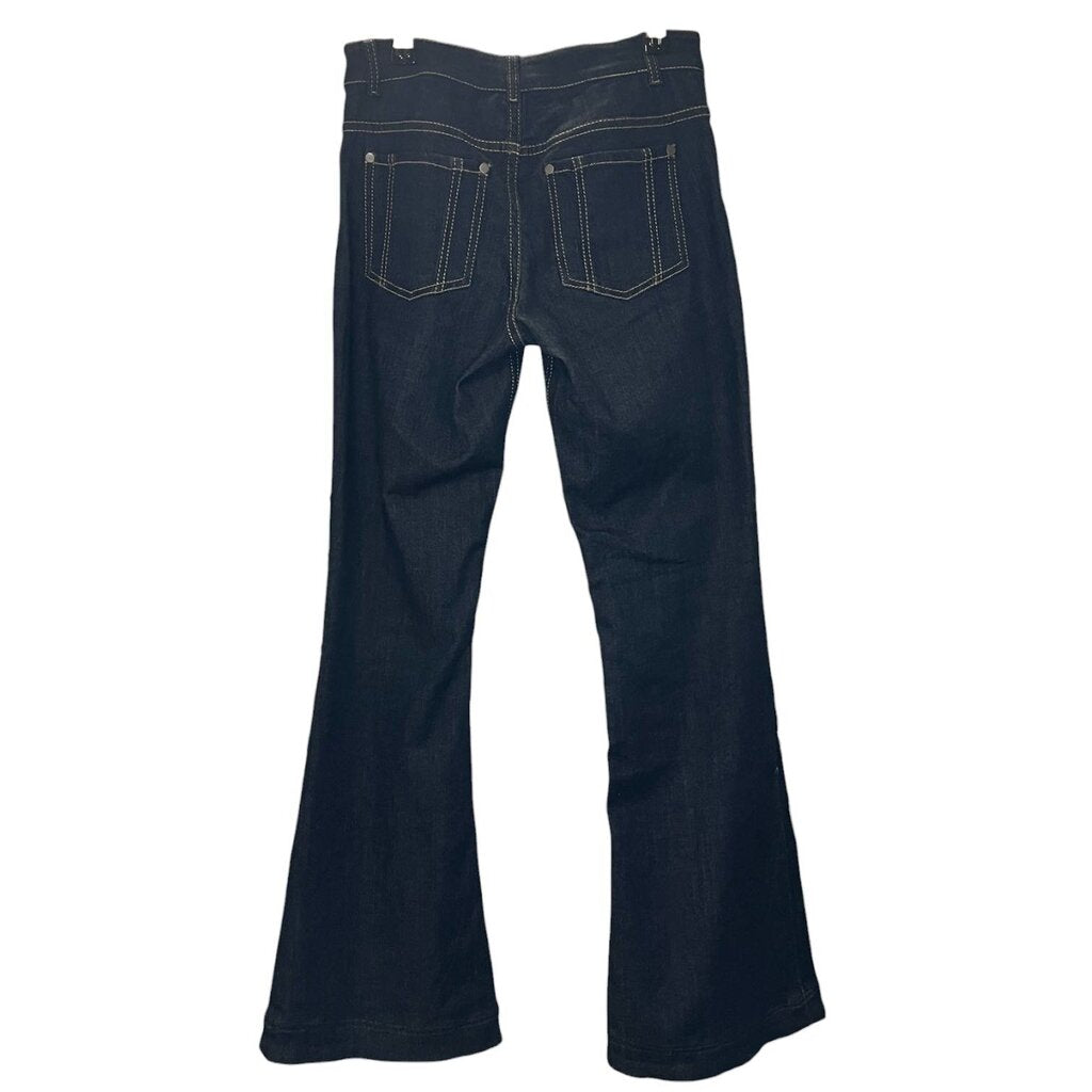 Alice+Olivia Floral Beaded Jeans