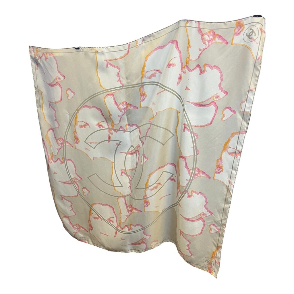Chanel Silk Vintage Scarf