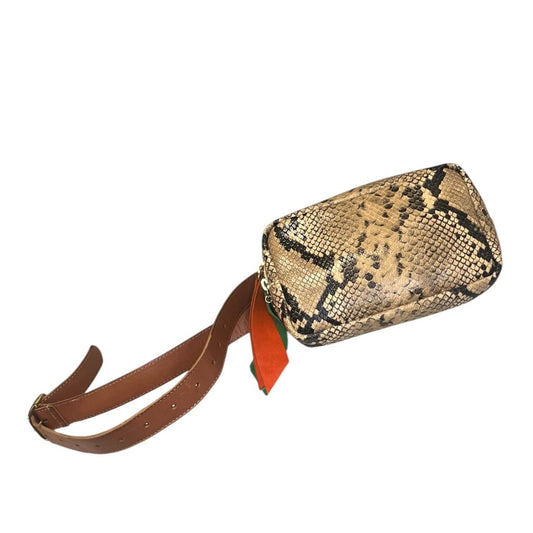 Clare V. Snake Print Belt Bag
