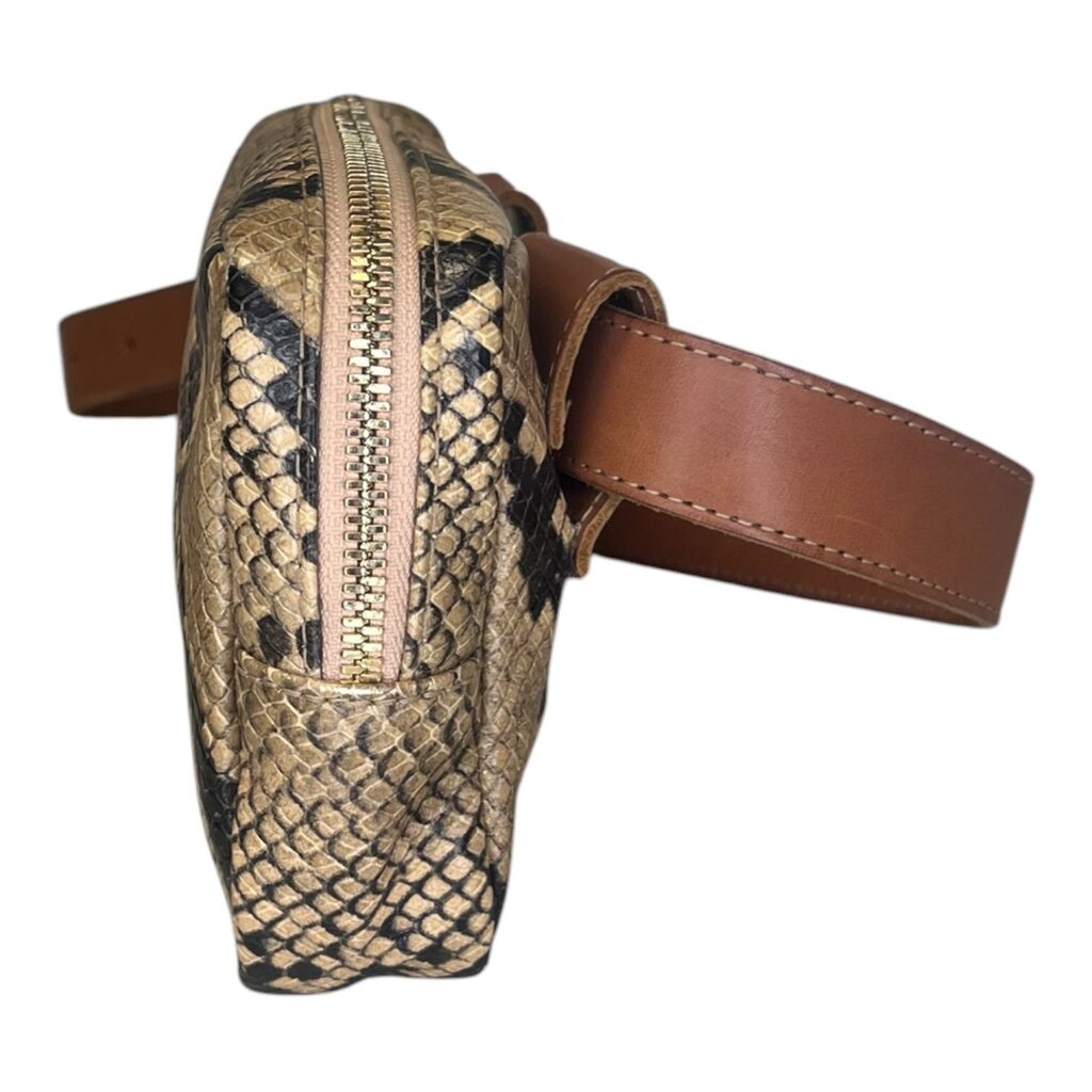 Clare V. Snake Print Belt Bag