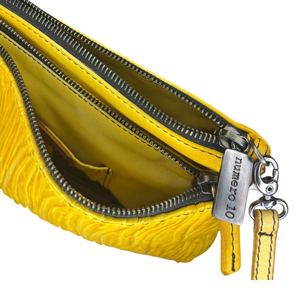 Numero 10 Yellow Leather Bag