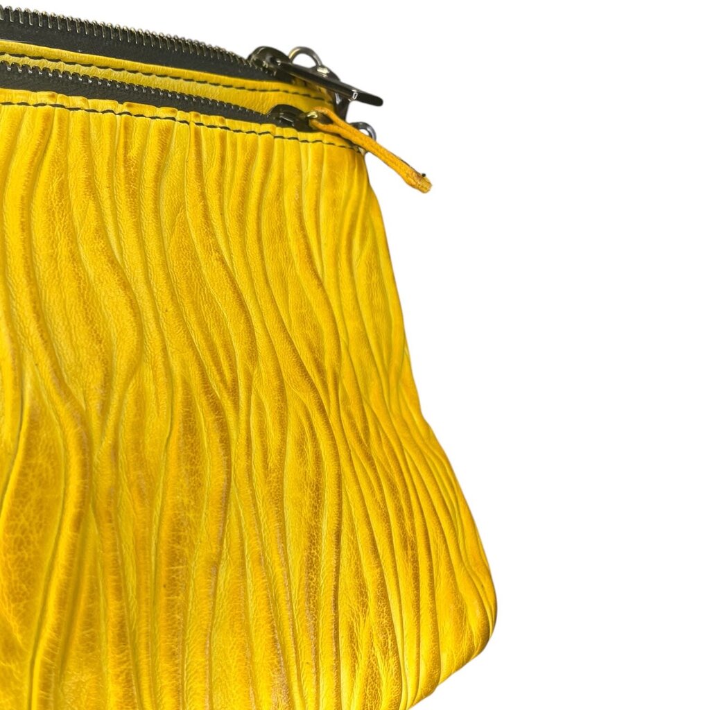 Numero 10 Yellow Leather Bag