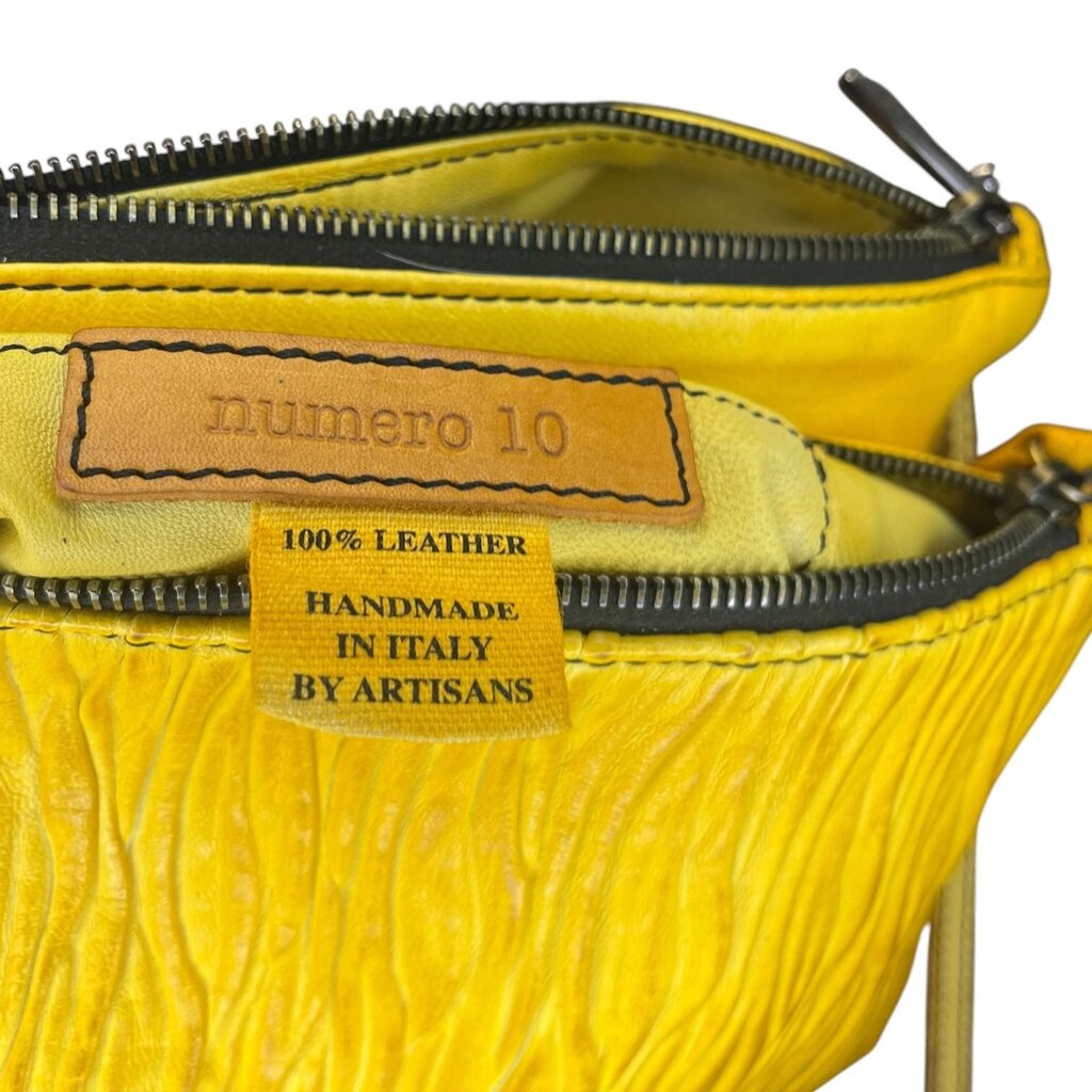 Numero 10 Yellow Leather Bag