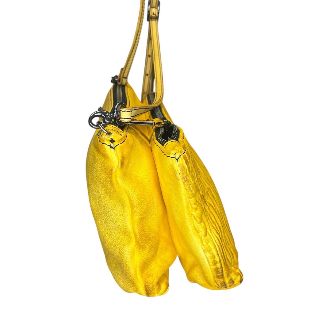 Numero 10 Yellow Leather Bag
