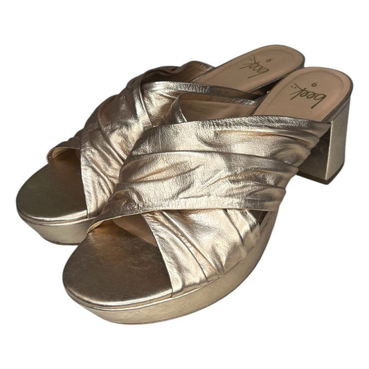 Beek Crinkle Criss Cross Platform Sandals, New
