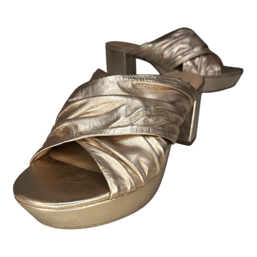 Beek Crinkle Criss Cross Platform Sandals, New