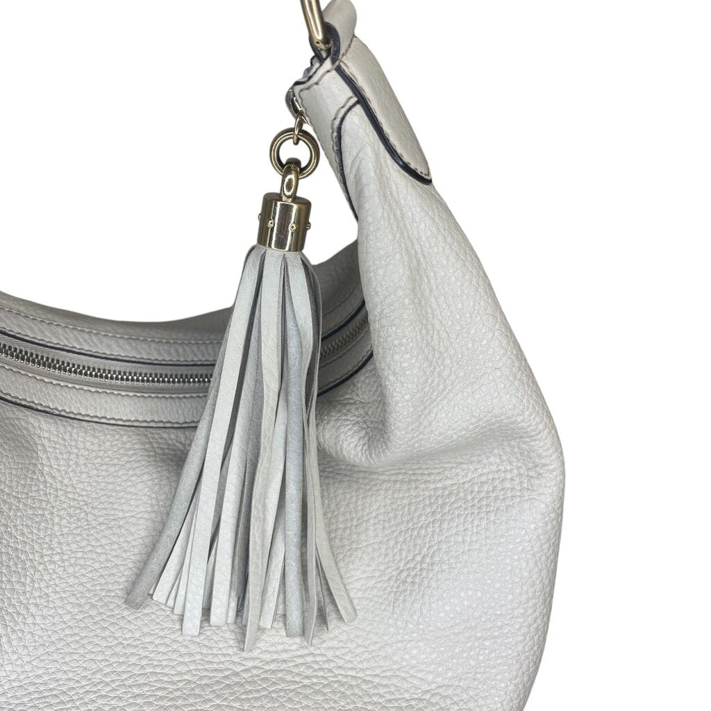 Gucci Chain Link Soho Pebbled Leather Handbag