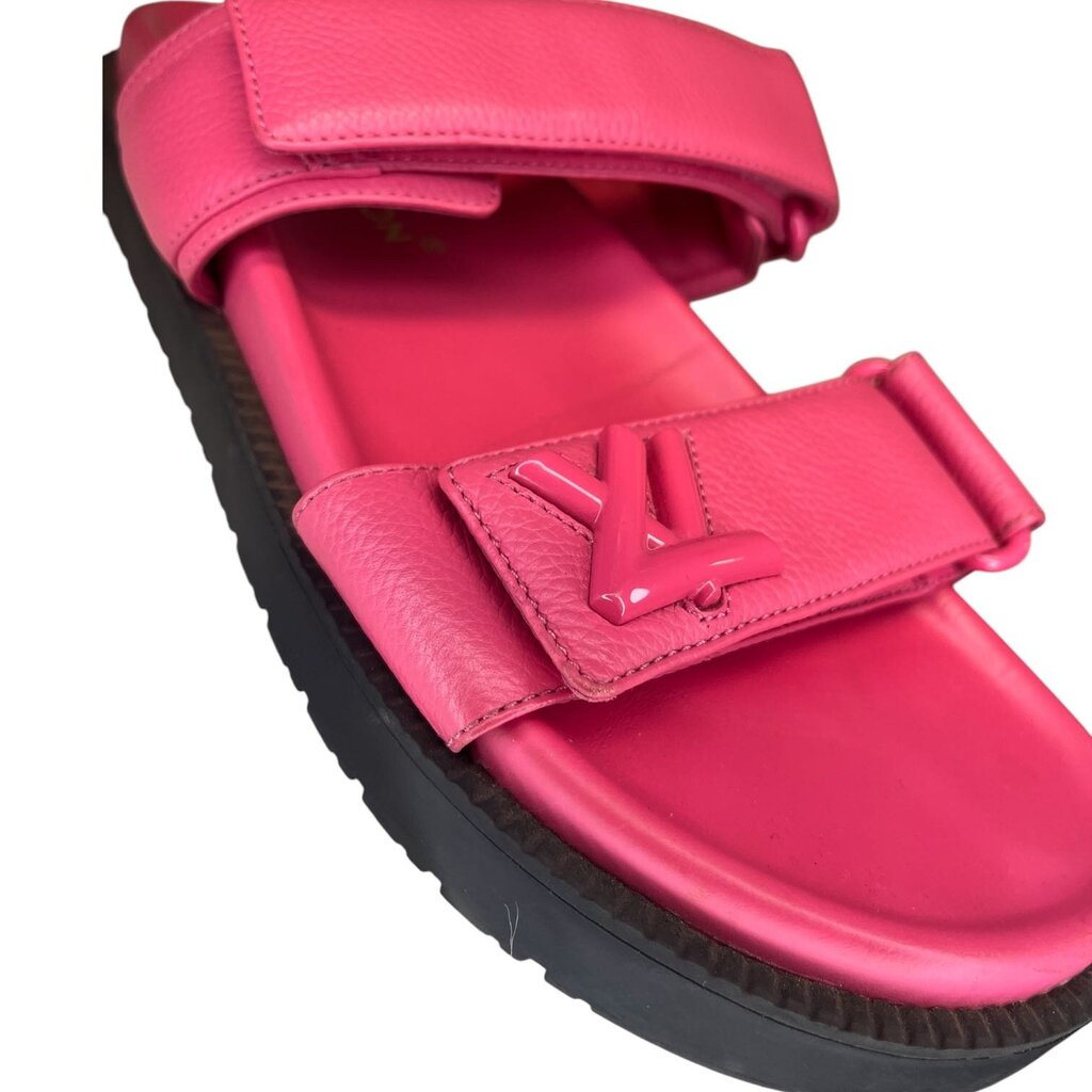 Louis Vuitton Leather Slides